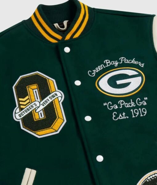 Green Bay Packers OVO Varsity Jacket