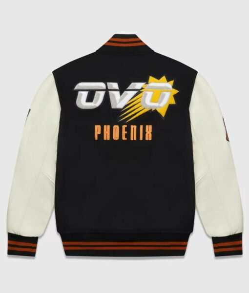Phoenix Suns OVO Black Varsity Jacket