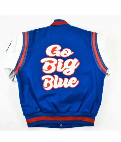 Go Big Blue Letterman Varsity Jacket