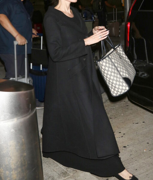 JFK Airport New York Angelina Jolie Trench Coat