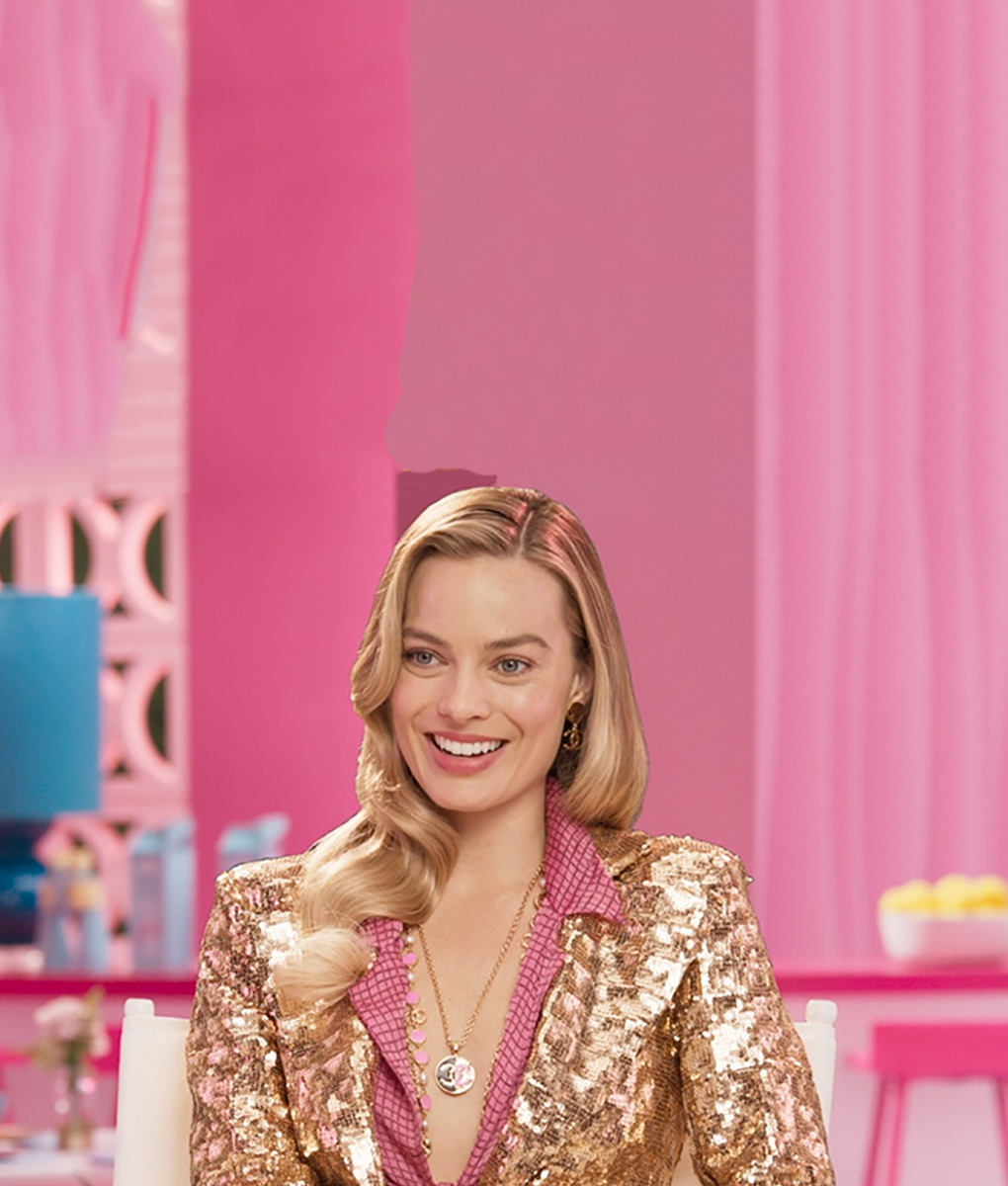 Barbie 2023 Margot Robbie Sequin Blazer