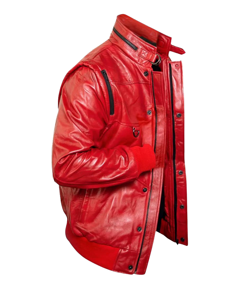 Cobra Kai Red Leather Jacket (2)