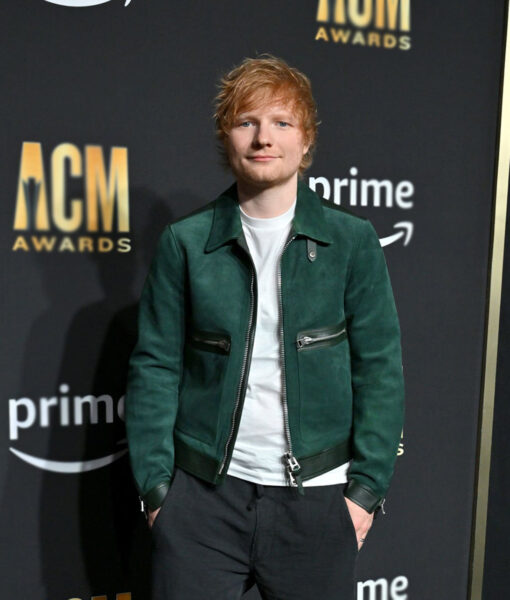 58th Music Awards Ed Sheeran Green Jacket