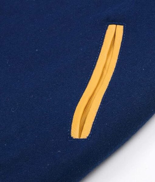 Indiana Pacers Blue Lettermen Varsity Jacket