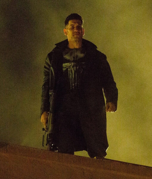 Frank Castle The Punisher Jon Bernthal Black Trench Coat