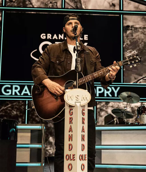 Grand Ole Opry Josh Ross Brown Leather Jacket