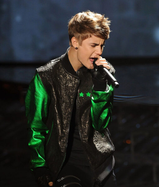 Singer Justin Bieber X Factor Jacket