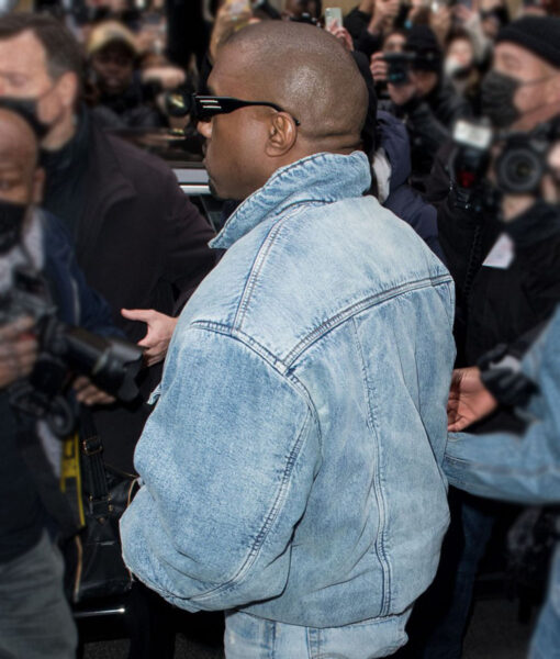Kanye West 2023 New Denim Blue Jacket1