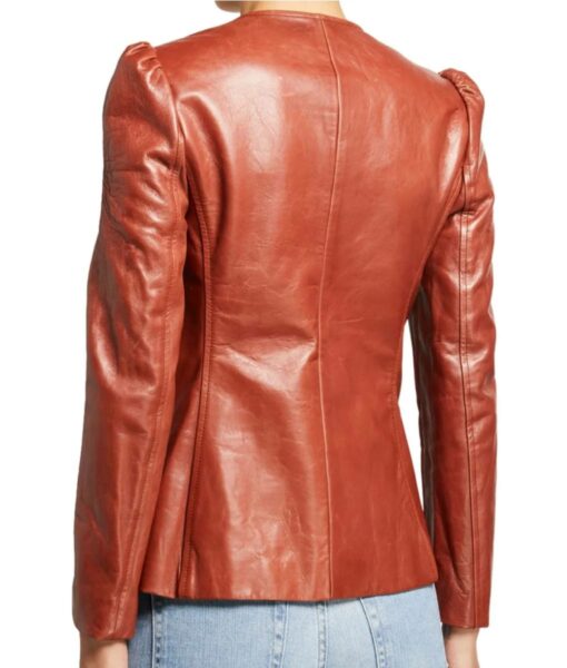 Karen Pittman (Mia Jordan) Brown Leather Jacket