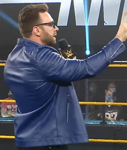 WWE NXT Shaun Ricker LA Knight Faux Leather Jacket