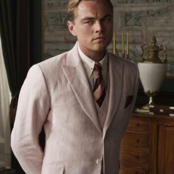 Jay Gatsby, Leonardo DiCaprio the Great Gatsby Pink Plaid Suit