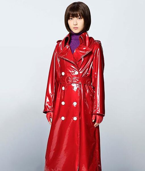 Shin Kamen Rider 2023 Minami Hamabe Red Leather Coat