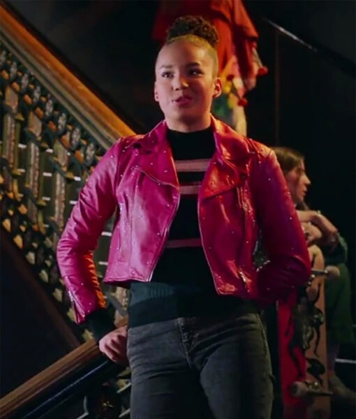 High School Musical Olivia Rodrigo Leather Cropped Jacket