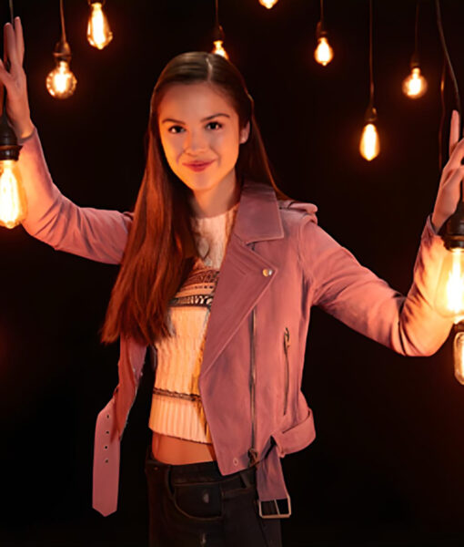High School Musical S04 Olivia Rodrigo Purple Leather Jacket