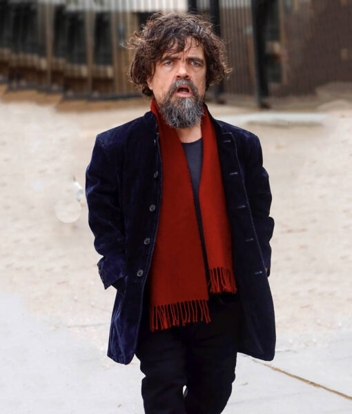 She Came to Me 2023 Peter Dinklage Blue Jacket