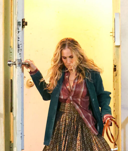 Carrie Bradshaw And Just Like That S02 Sarah Jessica Parker’s Corduroy Jacket