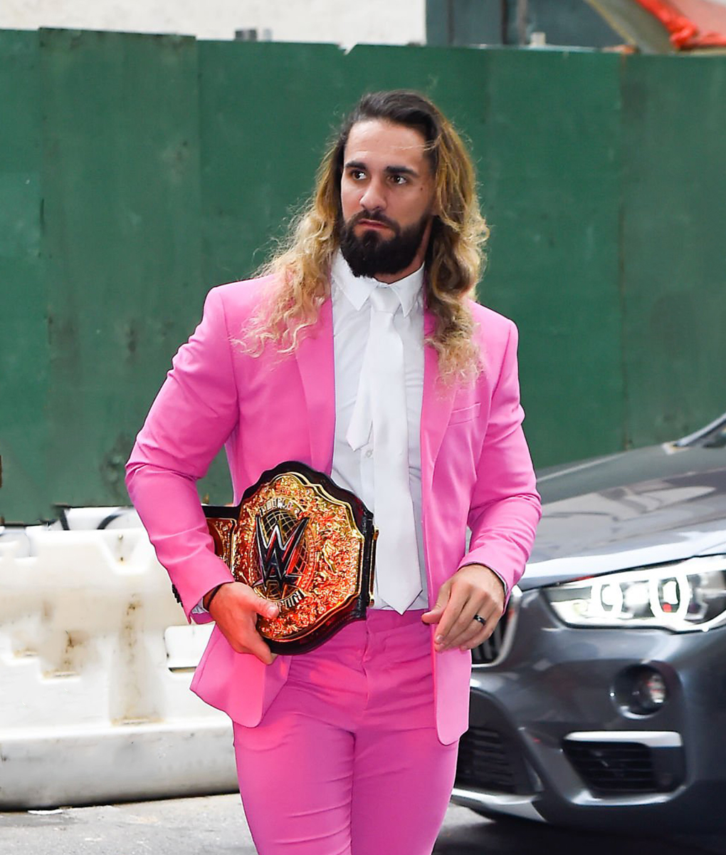 Seth Rollins Pink Suit