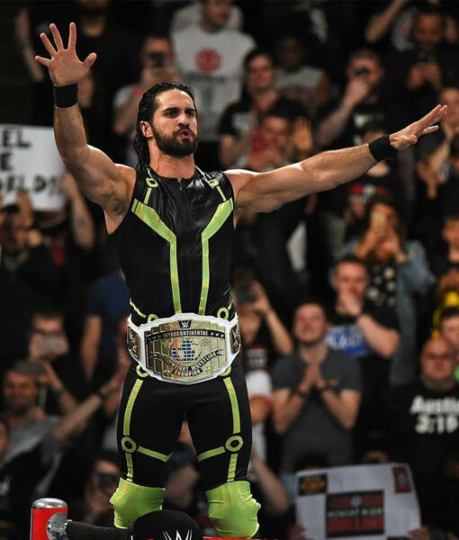 WWE SummerSlam 2023 Seth Rollins Black Vest2