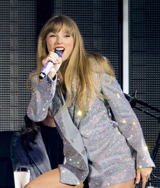 The Eras Tour 2023 Taylor Swift Silver Sequin Blazer6