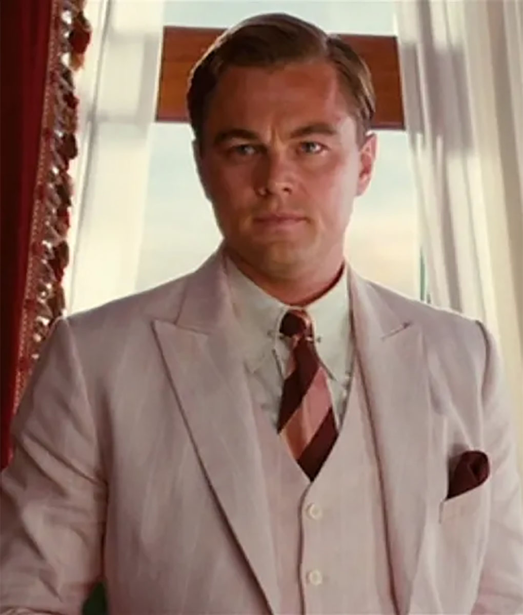 The Great Gatsby Leonardo DiCaprio Pink Suit 2