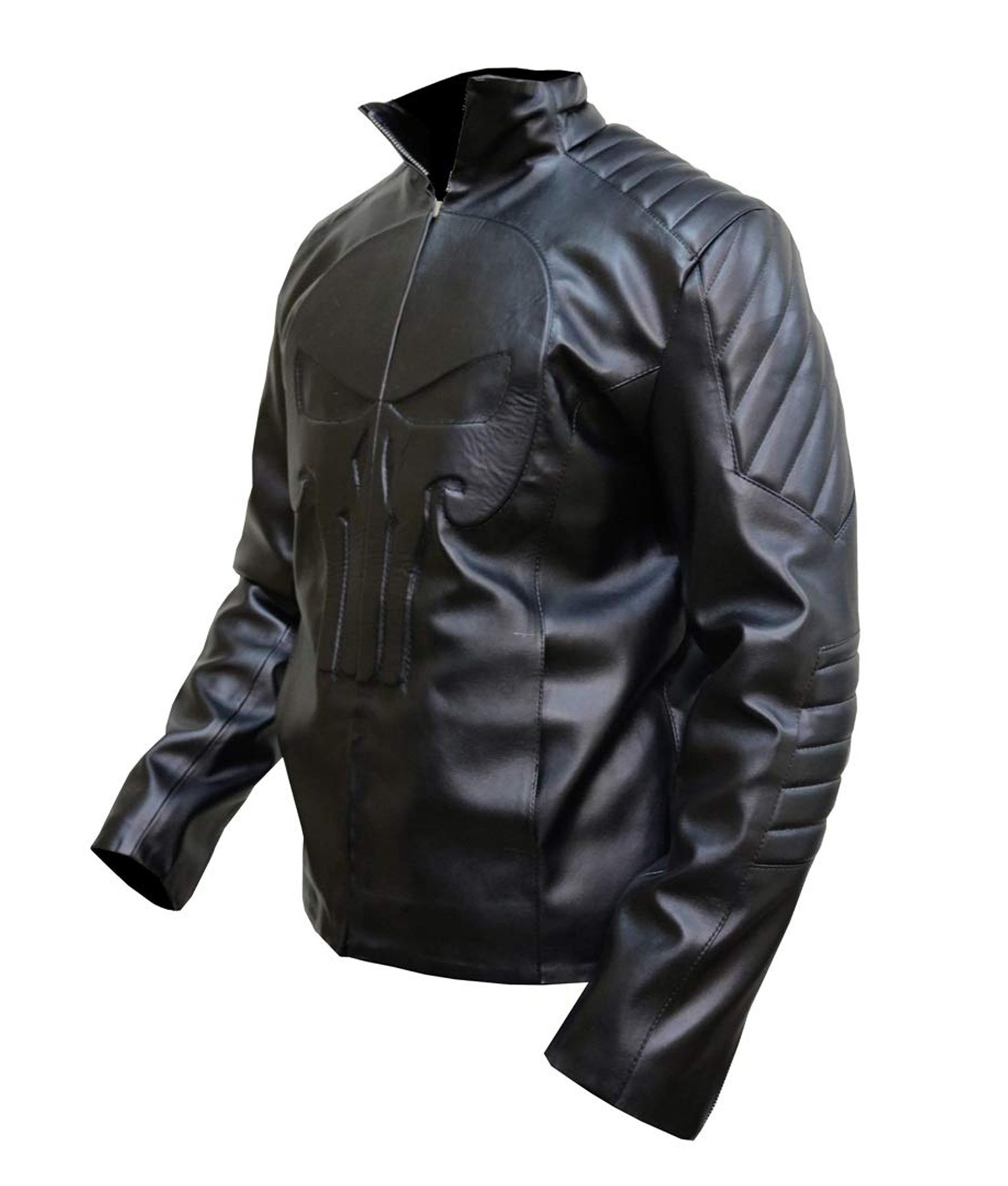 Thomas Jane Black Skull Leather Jacket (2)