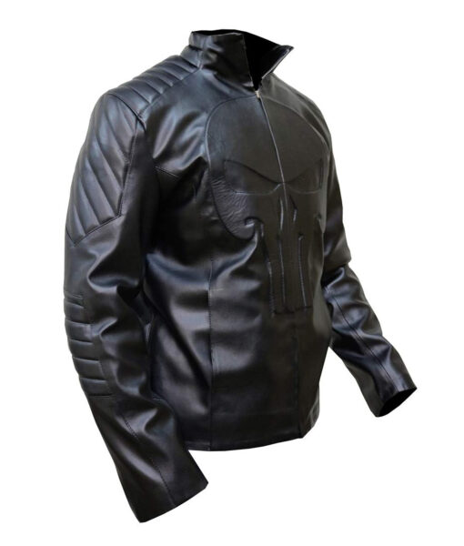 Frank Castle The Punisher Thomas Jane Skull Leather Jacket