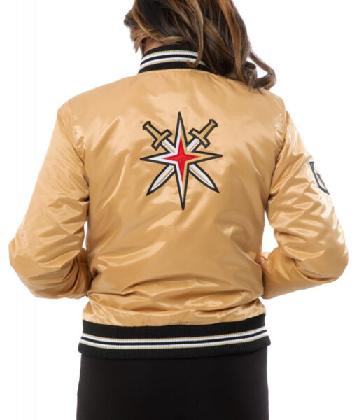 Starter Vegas Golden Knights Leather Varsity Jacket