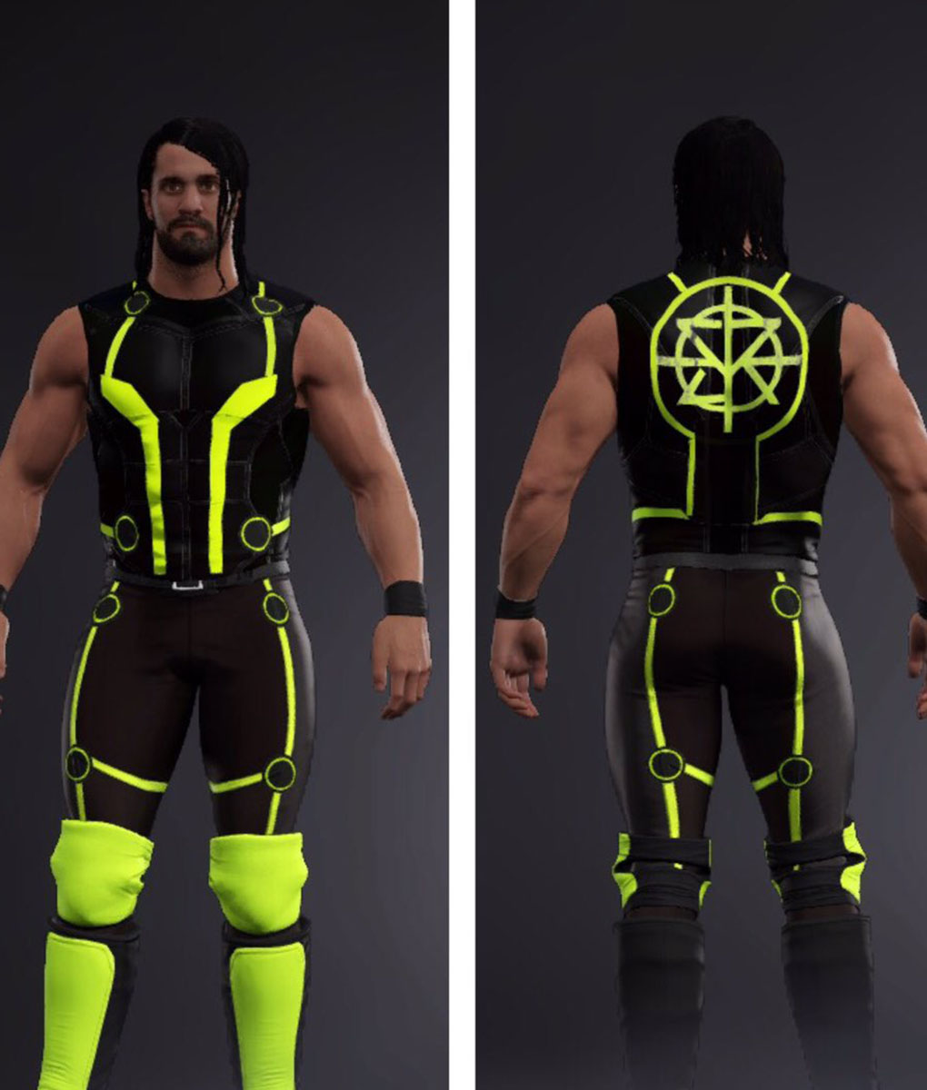 WWE SummerSlam 2023 Seth Rollins Black Vest
