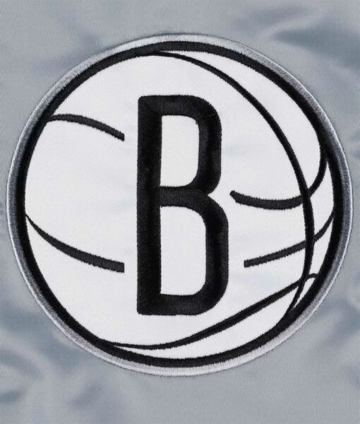 Starter Brooklyn Nets Slider Full-Snap Varsity Jacket