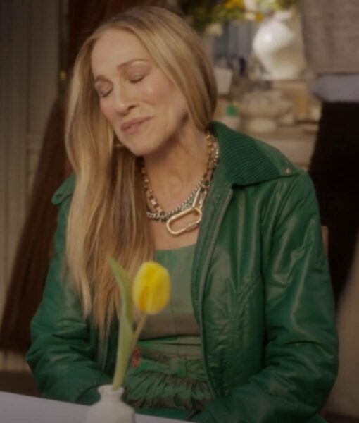 And Just Like That S02 (Sarah Jessica Parker) Green Jacket