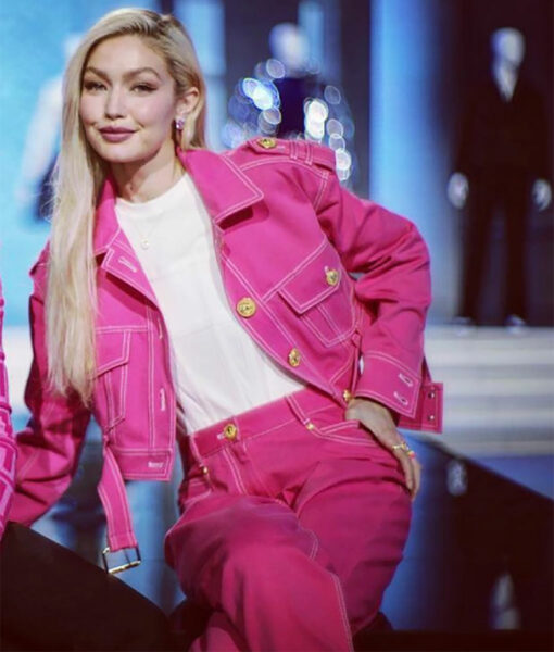 Next in Fashion S02 Gigi Hadid Pink Denim Jacket5
