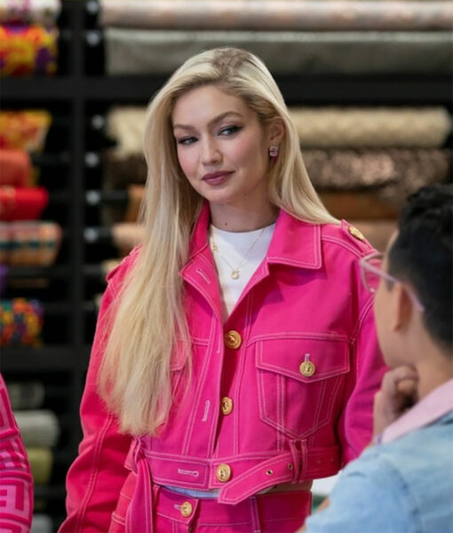 Next in Fashion S02 Gigi Hadid Pink Denim Jacket1