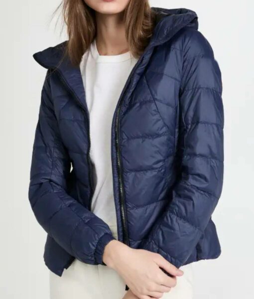 The Other Zoey Blue Puffer Jacket
