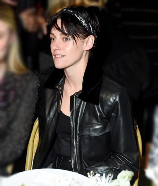Kristen Stewart Leather Jacket-5