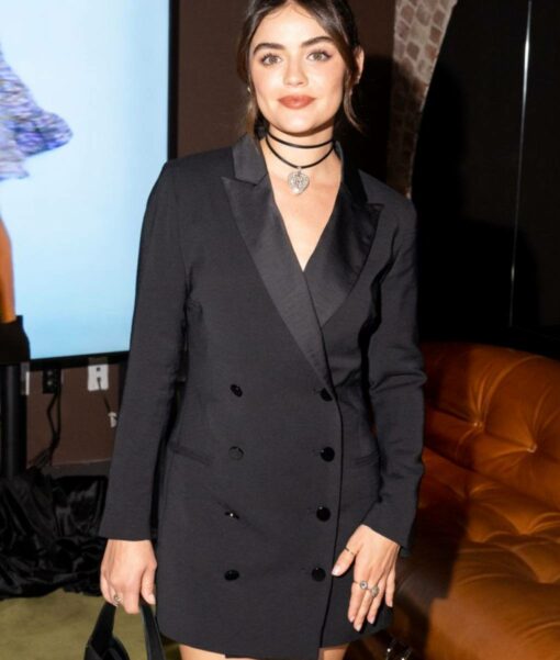 Lucy Hale Double Breasted Blazer