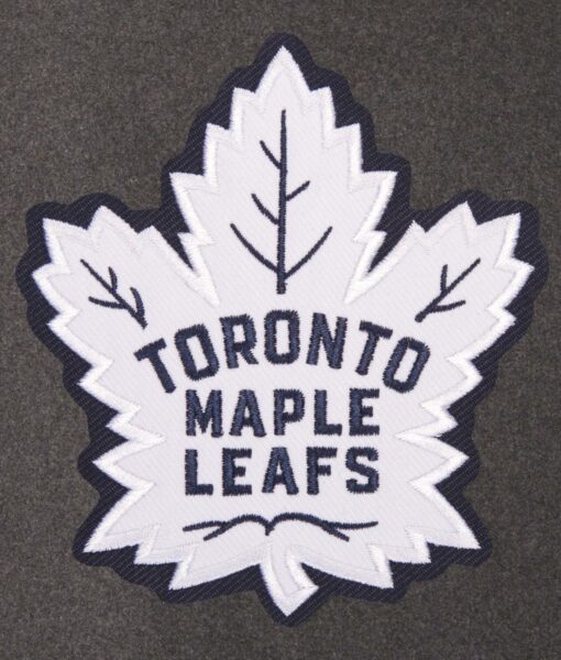 Toronto Maple Leafs Grey Bomber Jacket
