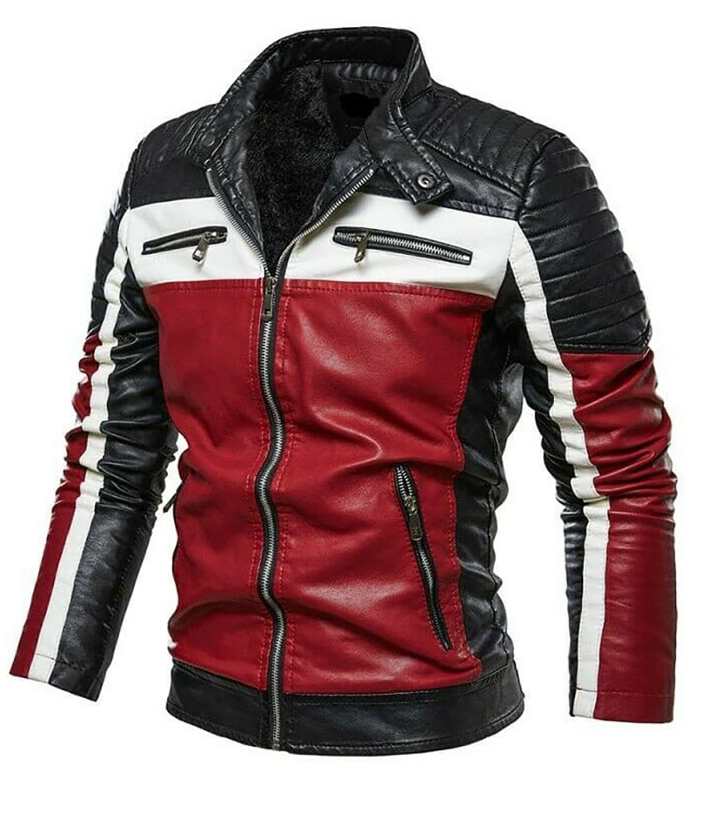 Men’s Motorcycle Leather Jacket (1)