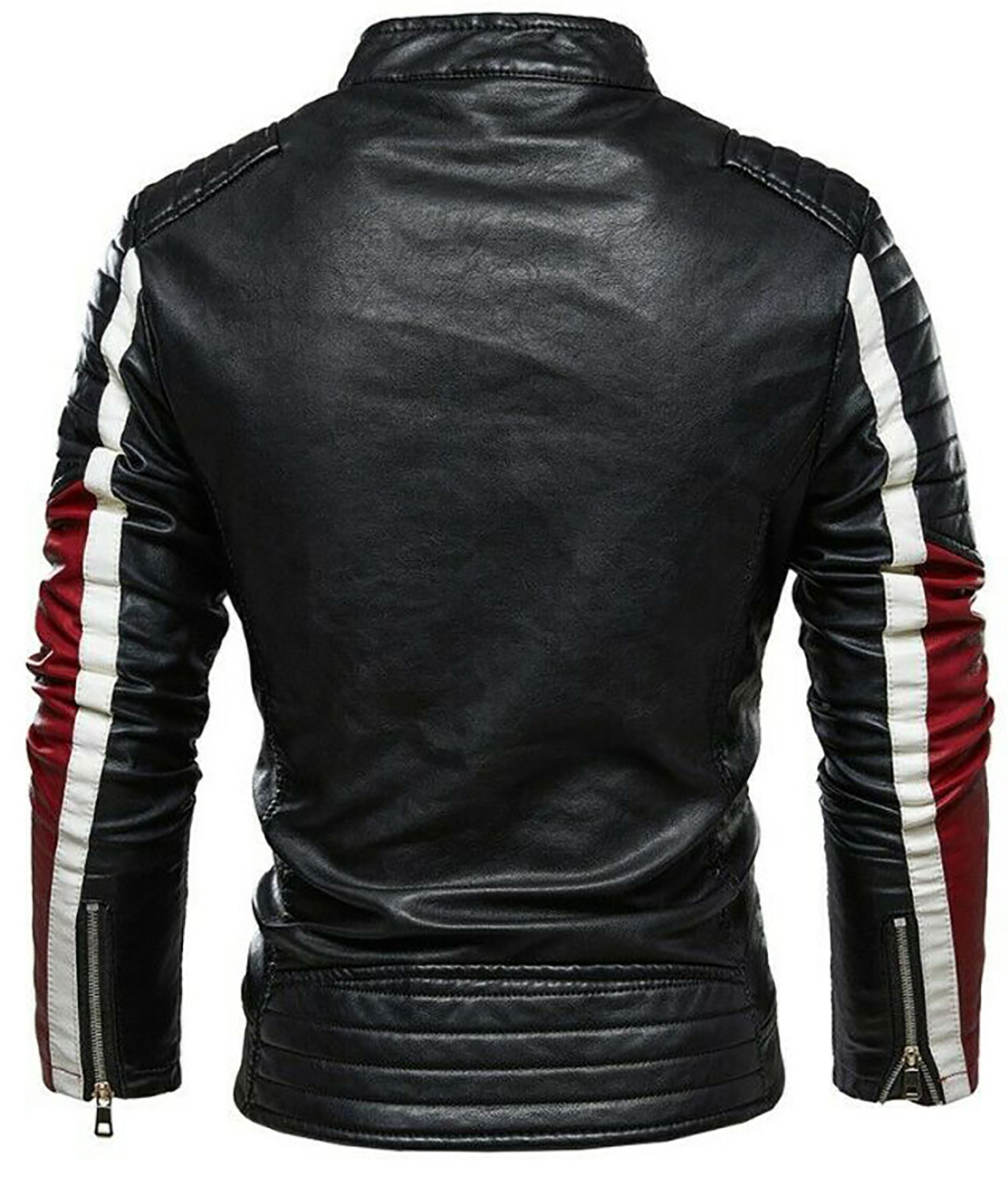 Men’s Motorcycle Leather Jacket (2)
