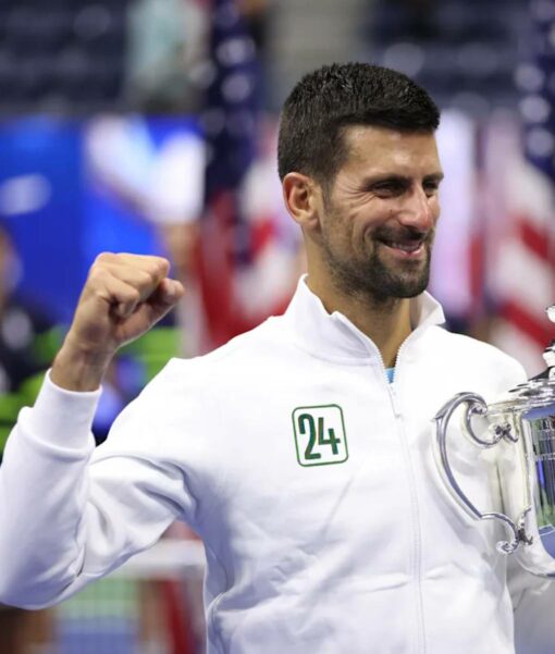 US Open Trophy 2023 Novak Djokovic 24 Bomber Jacket