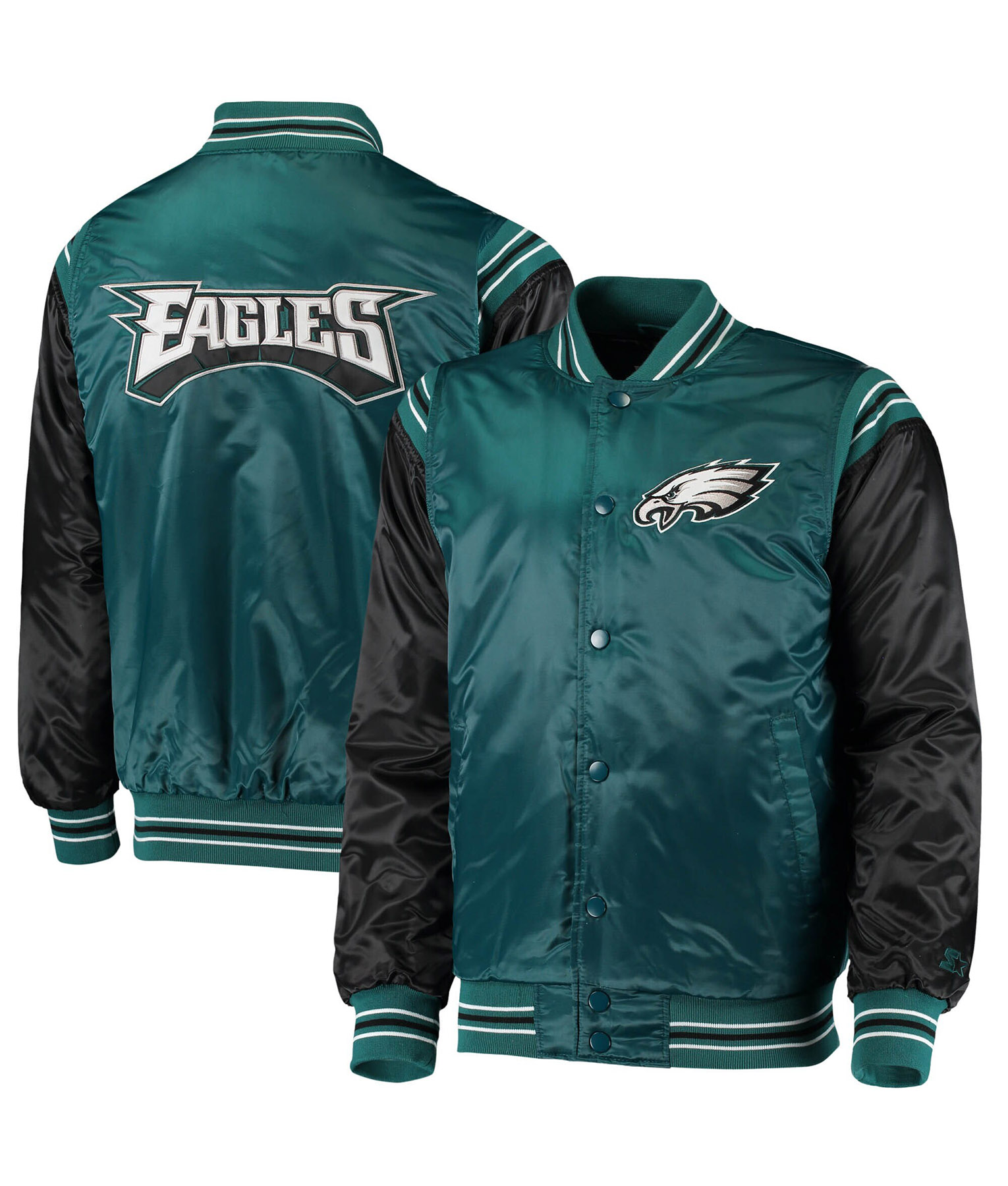 P Eagles Green Varsity Jacket (3)