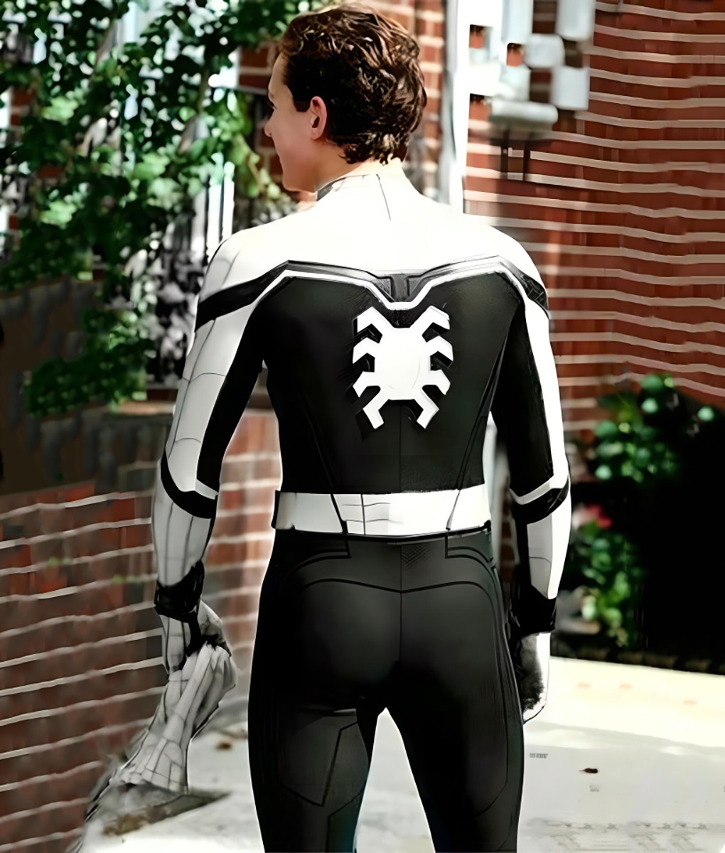 Peter Parker White Spiderman Jacket (1)