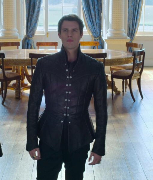 Prince Robert Cinderella 2021 Nicholas Galitzine Black Jacket