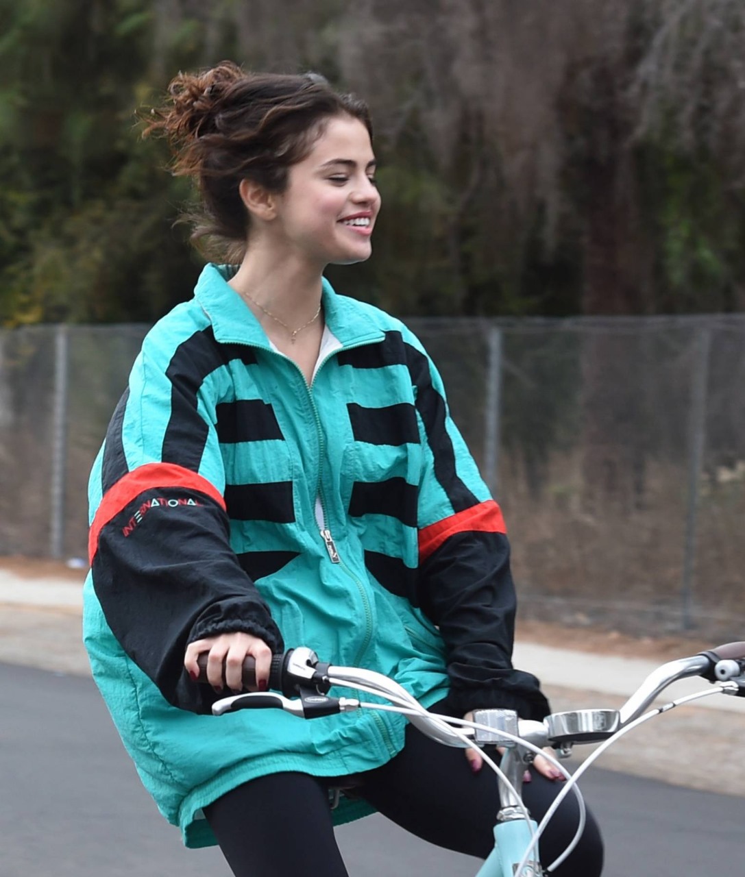 Selena Gomez Blue Weeknd Jacket (5)
