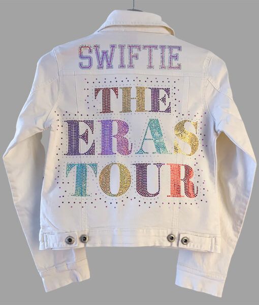 Taylor Swift The Eras Tour Swiftie White Jacket