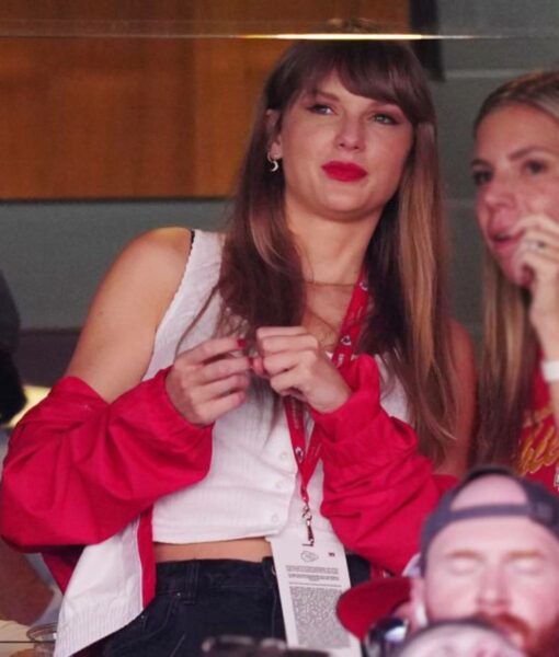 Taylor Swift Kansas City Chiefs Red Bomber Jacket