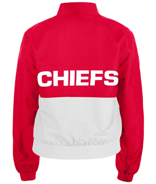 Taylor Swift Kansas City Chiefs Red And White Bomber Jacket-6