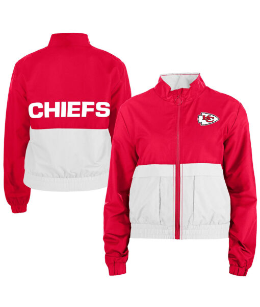 Taylor Swift Kansas City Chiefs Red And White Bomber Jacket-7
