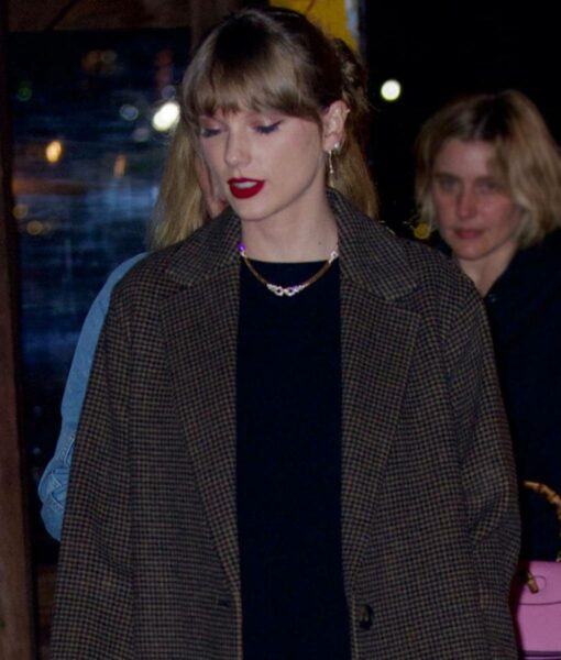 Taylor Swift Brown Trench Coat2