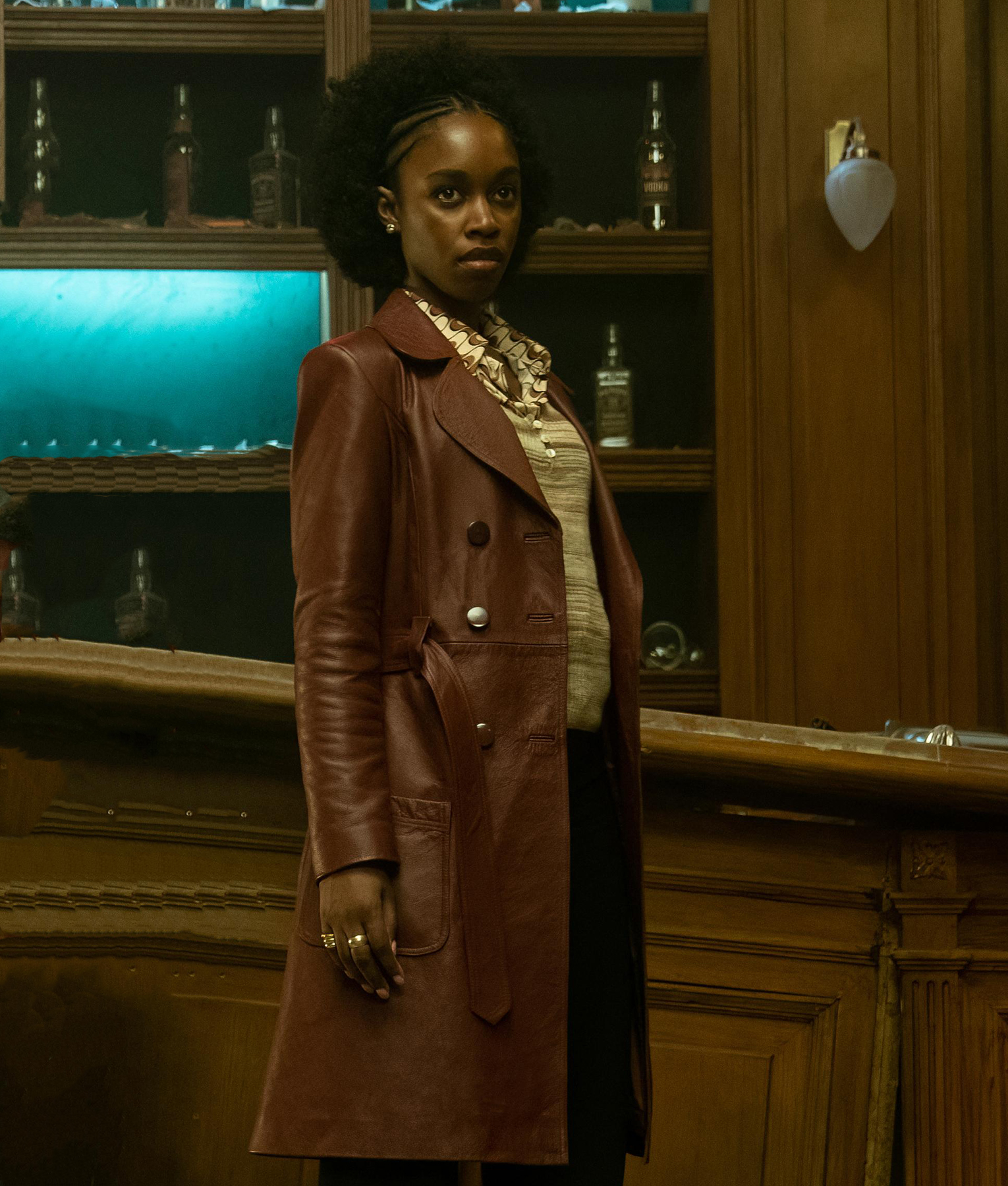 The-Continental-Jessica-Allain-Leather-Coat-1