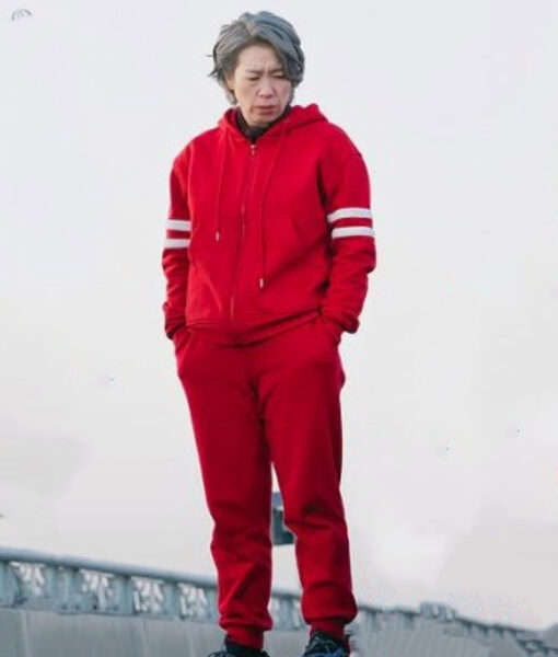 The Uncanny Counter (Se-Jeong Kim) Red Hooded Tracksuit